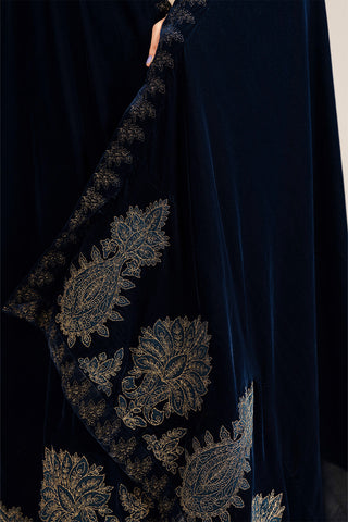1 Piece Velvet Embroidered (FG0005)