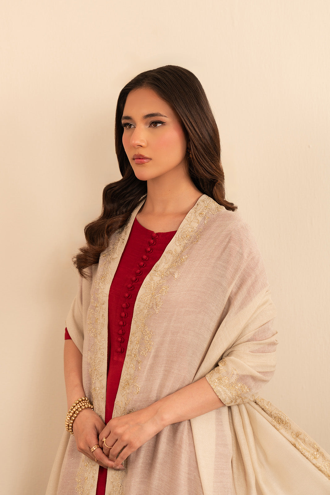 1 Piece Khaddi Net Embroidered (FH0006)