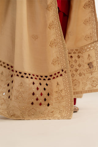 1 Piece Resham Cotton Embroidered Shawls (FH0015)