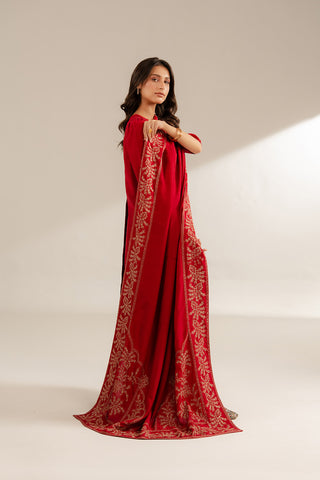 1 Piece Resham Cotton Embroidered Shawls (FH0018)