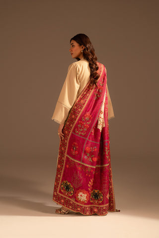 1 Piece Raw Silk Embroidered (FH0020)
