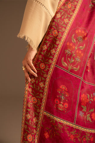1 Piece Raw Silk Embroidered (FH0020)
