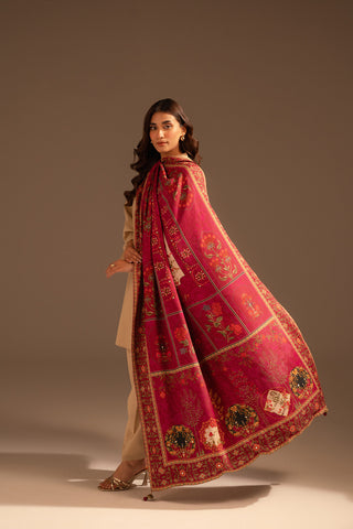 1 Piece Raw Silk Embroidered (FH0020)