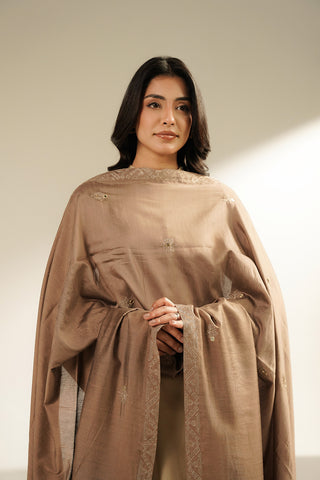 1 Piece Cotton Silk Embroidered Shawls (FH0023)