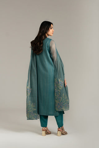 3 Piece Net Embroidered (FL0020)
