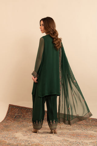3 Piece Chiffon Embroidered (FL0025)