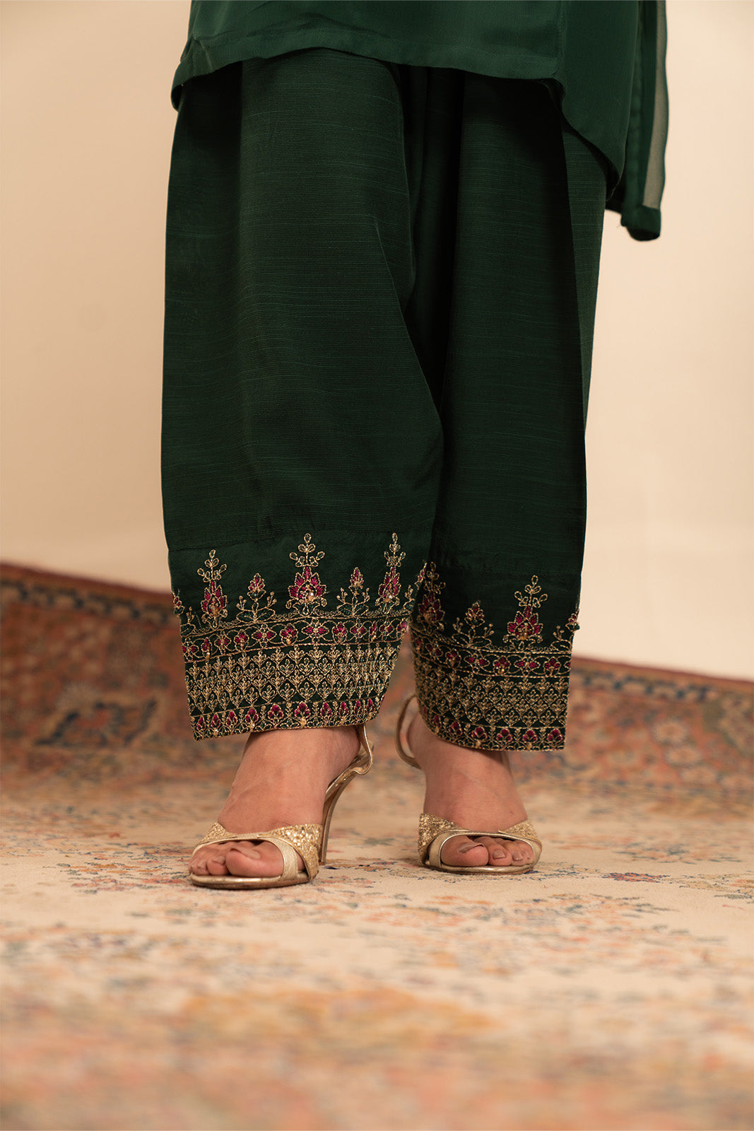 3 Piece Chiffon Embroidered (FL0025)