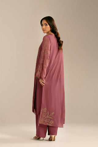 3 Piece Chiffon Embroidered (FL0060)
