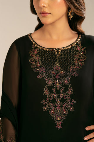 3 Piece Chiffon Embroidered (FL0061)