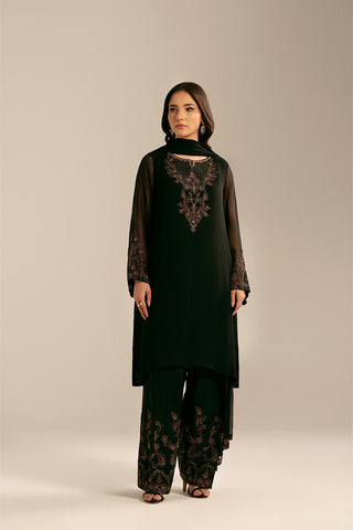 3 Piece Chiffon Embroidered (FL0061)