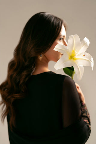 3 Piece Chiffon Embroidered (FL0061)