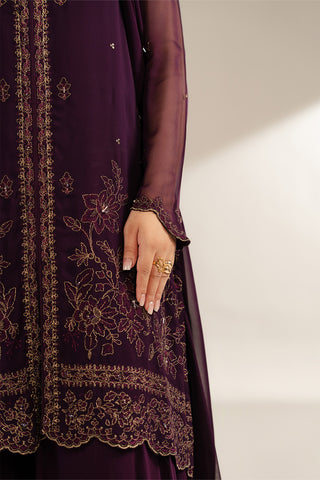 3 Piece Chiffon Embroidered (FL0072)