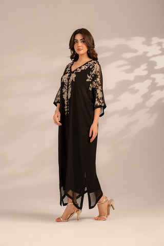 1 Piece Chiffon Embroidered (FL0081)