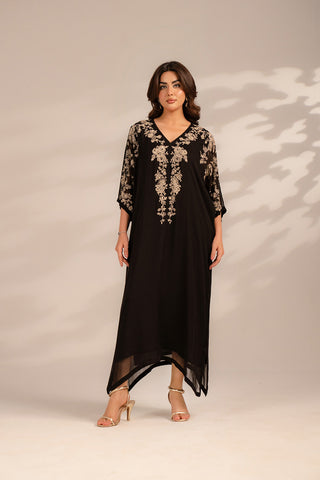 1 Piece Chiffon Embroidered (FL0081)