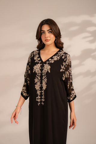 1 Piece Chiffon Embroidered (FL0081)