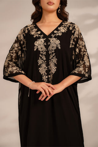 1 Piece Chiffon Embroidered (FL0081)