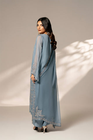 3 Piece Chiffon Embroidered (FL0087)