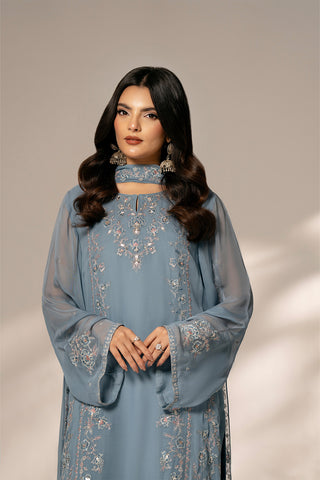 3 Piece Chiffon Embroidered (FL0087)