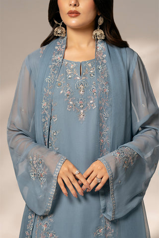 3 Piece Chiffon Embroidered (FL0087)