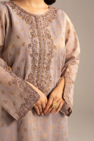 3 Piece Masoori Jacquard Embroidered (FL0098)