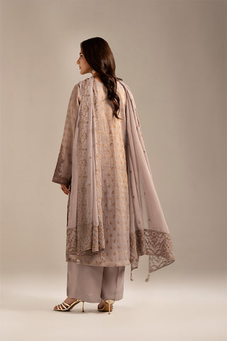 3 Piece Masoori Jacquard Embroidered (FL0098)