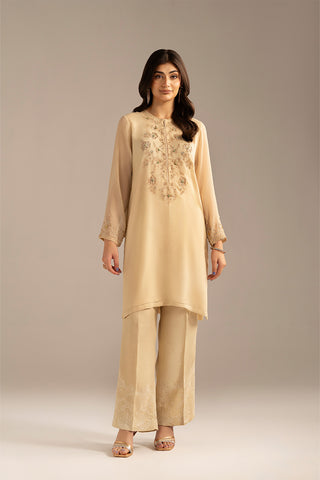1 Piece Chiffon Embroidered (FL0099)