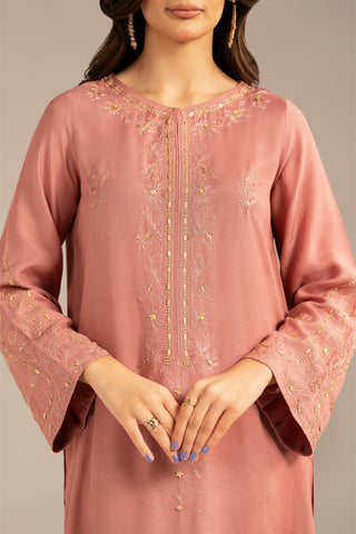 3 Piece Raw Silk Embroidered (FL0104)