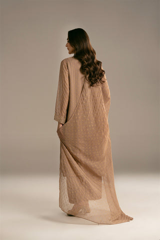 3 Piece Chiffon Embroidered Suit (FL0114)