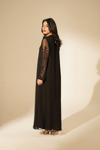 1 Piece Chiffon Embroidered Dress (FL0133)