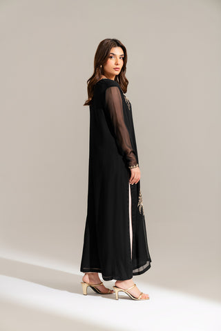 1 Piece Chiffon Embroidered Shirt (FL0139)