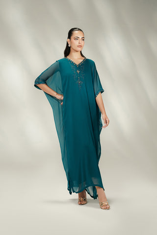 1 Piece Chiffon Embroidered Suit (FL0241)