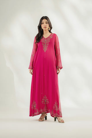 1 Piece Chiffon Embroidered Suit (FL0250)