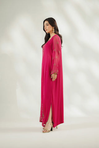 1 Piece Chiffon Embroidered Suit (FL0250)