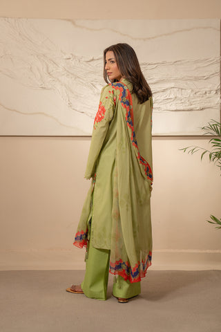 3 Piece Unstitched Lawn Printed Suit (UC0051)