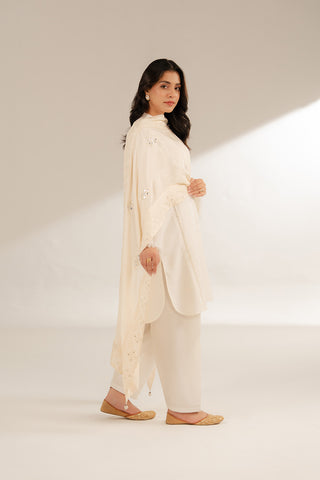 1 Piece Resham Cotton Embroidered Suit (FO0002)