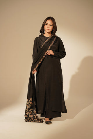 1 Piece Resham Cotton Embroidered Suit (FO0003)