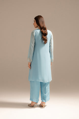 2 Piece Chiffon Embroidered (FS0021)