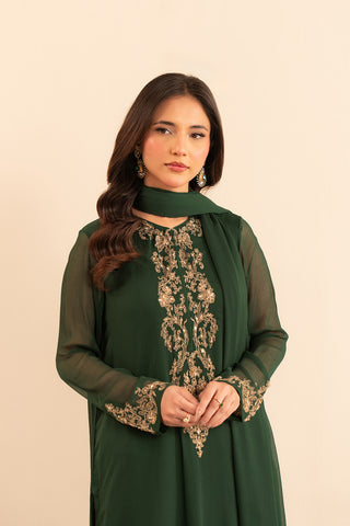 3 Piece Chiffon Embroidered (FS0027)