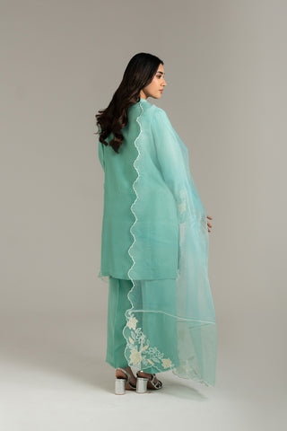3 Piece  Silk Embroidered (FS0028)