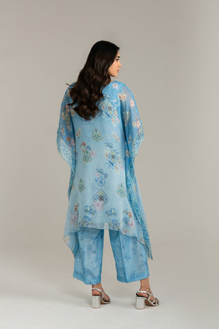 2 Piece Chiffon Printed Suit (FS0039)