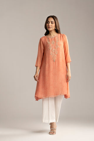 1 Piece Chiffon Printed Shirt (FS0045)