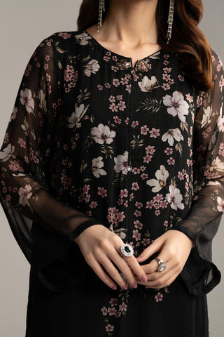 1 Piece Chiffon Printed Shirt (FS0046)