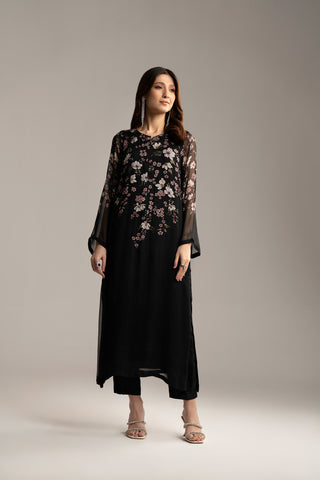 1 Piece Chiffon Printed Shirt (FS0046)