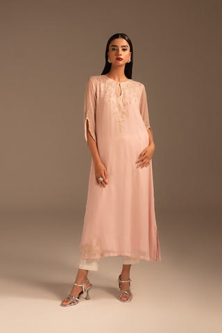 1 Piece Chiffon Embroidered Shirts (FS0066)