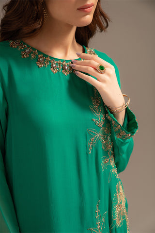 1 Piece Chiffon Embroidered (FS0071)