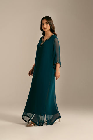 1 Piece Chiffon Embroidered (FS0072)