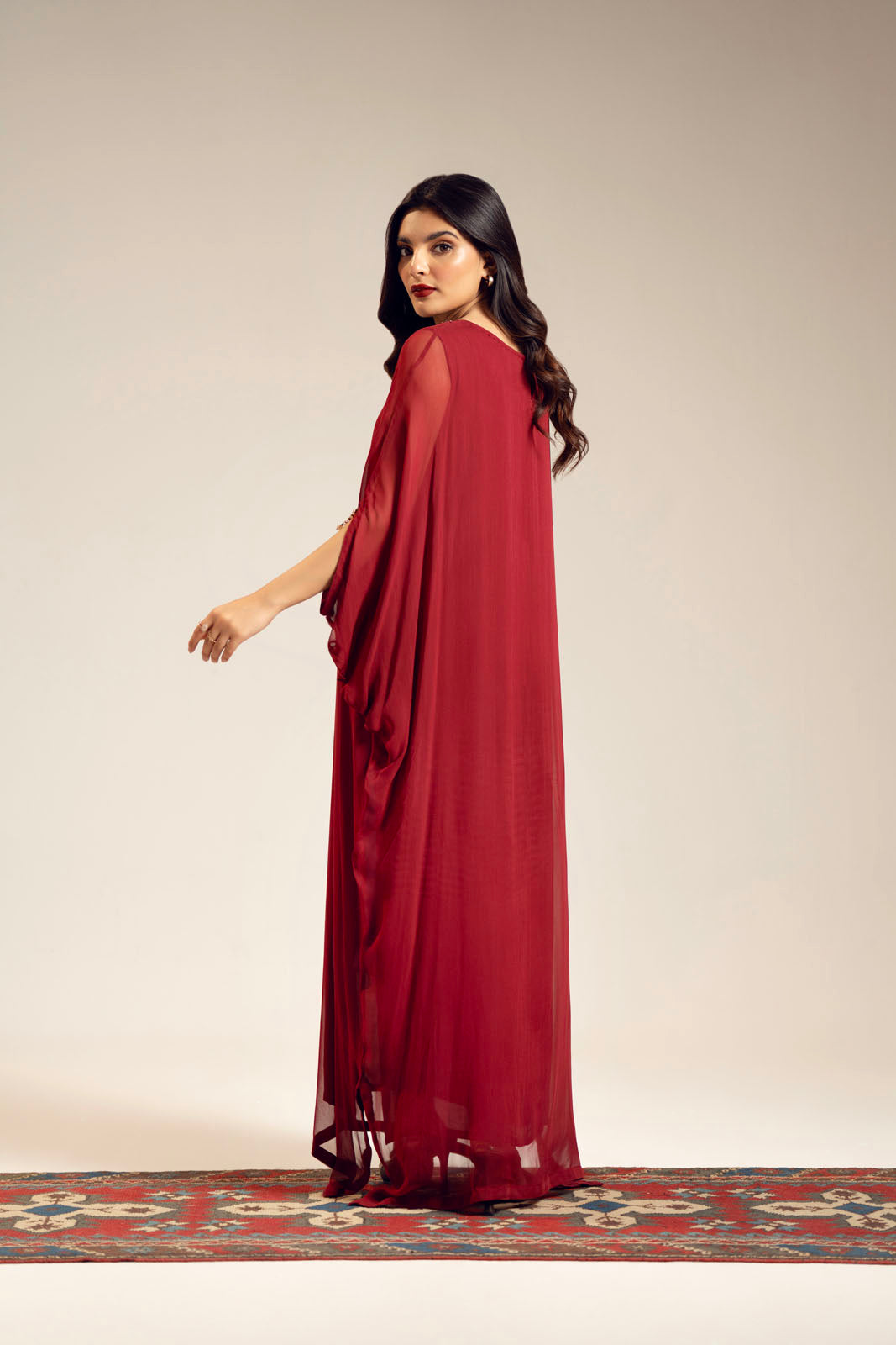 1 Piece Chiffon Embroidered (FS0075)