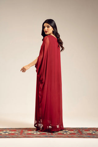 1 Piece Chiffon Embroidered (FS0075)