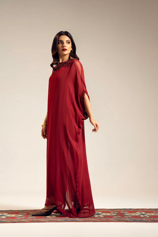 1 Piece Chiffon Embroidered (FS0075)