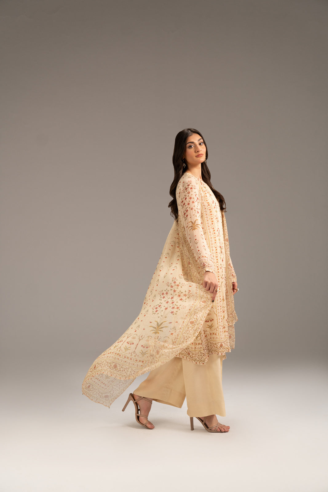 3 Piece Chiffon Printed (FS0077)